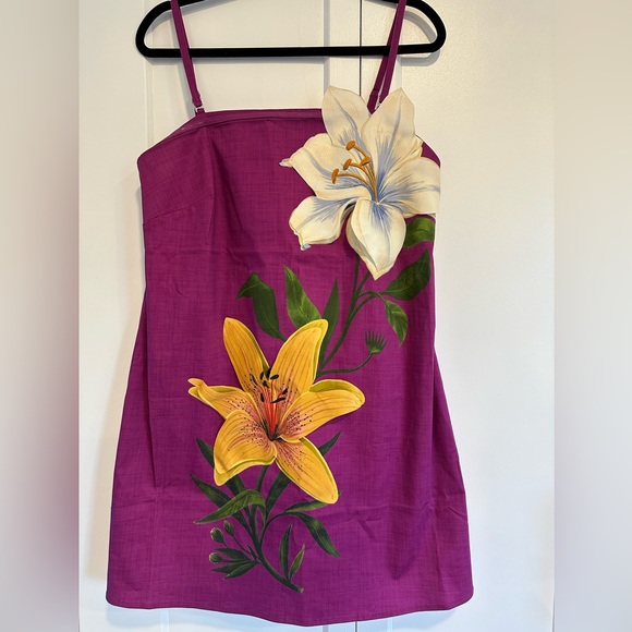 FARM Rio Purple Dress with Yellow Floral Design - Picture 6 of 13